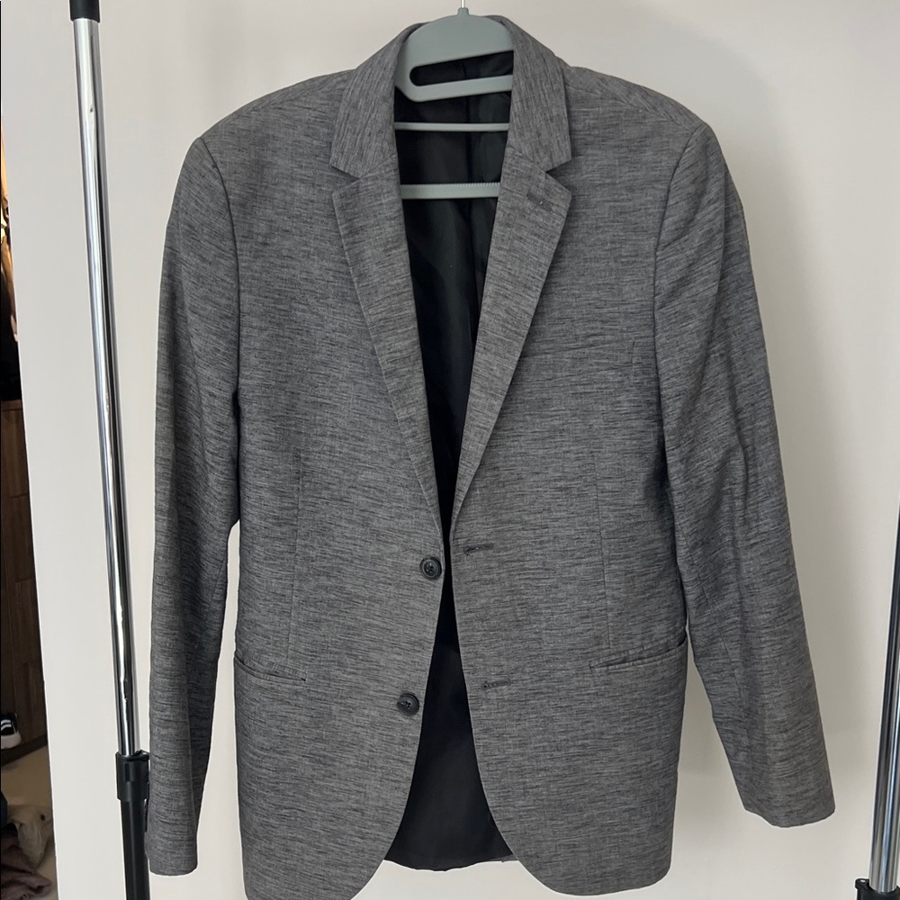 Topman Heather Gray Blazer